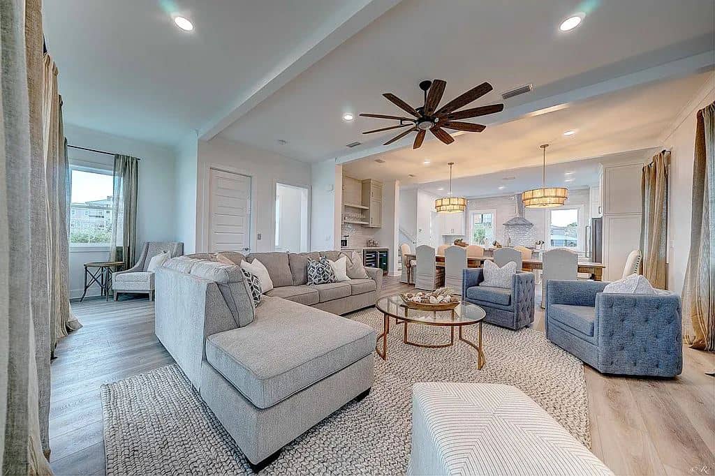Living Room of this 5-Bedroom,3413 Sq Ft Plan -168-1152