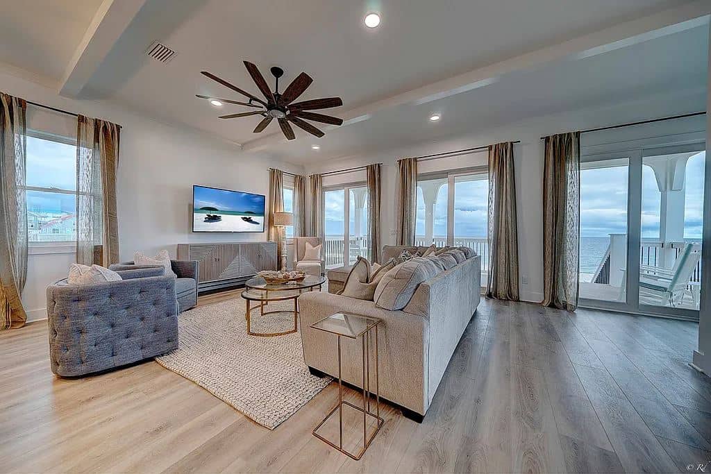 Living Room of this 5-Bedroom,3413 Sq Ft Plan -168-1152