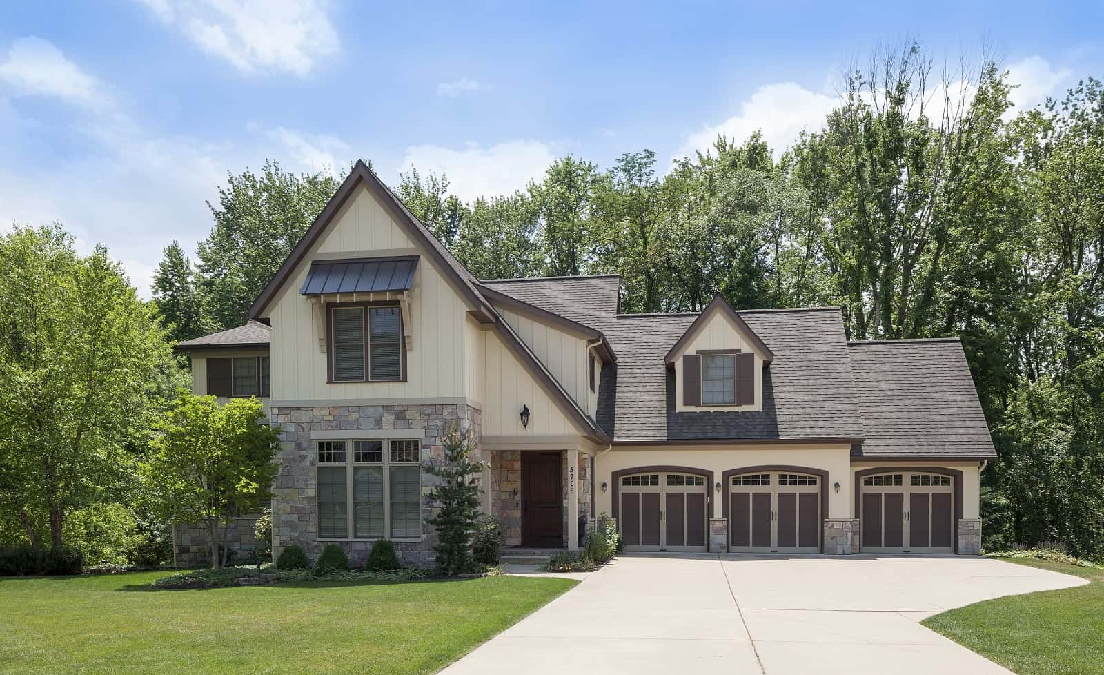 Front View of this 4-Bedroom,4493 Sq Ft Plan -168-1162