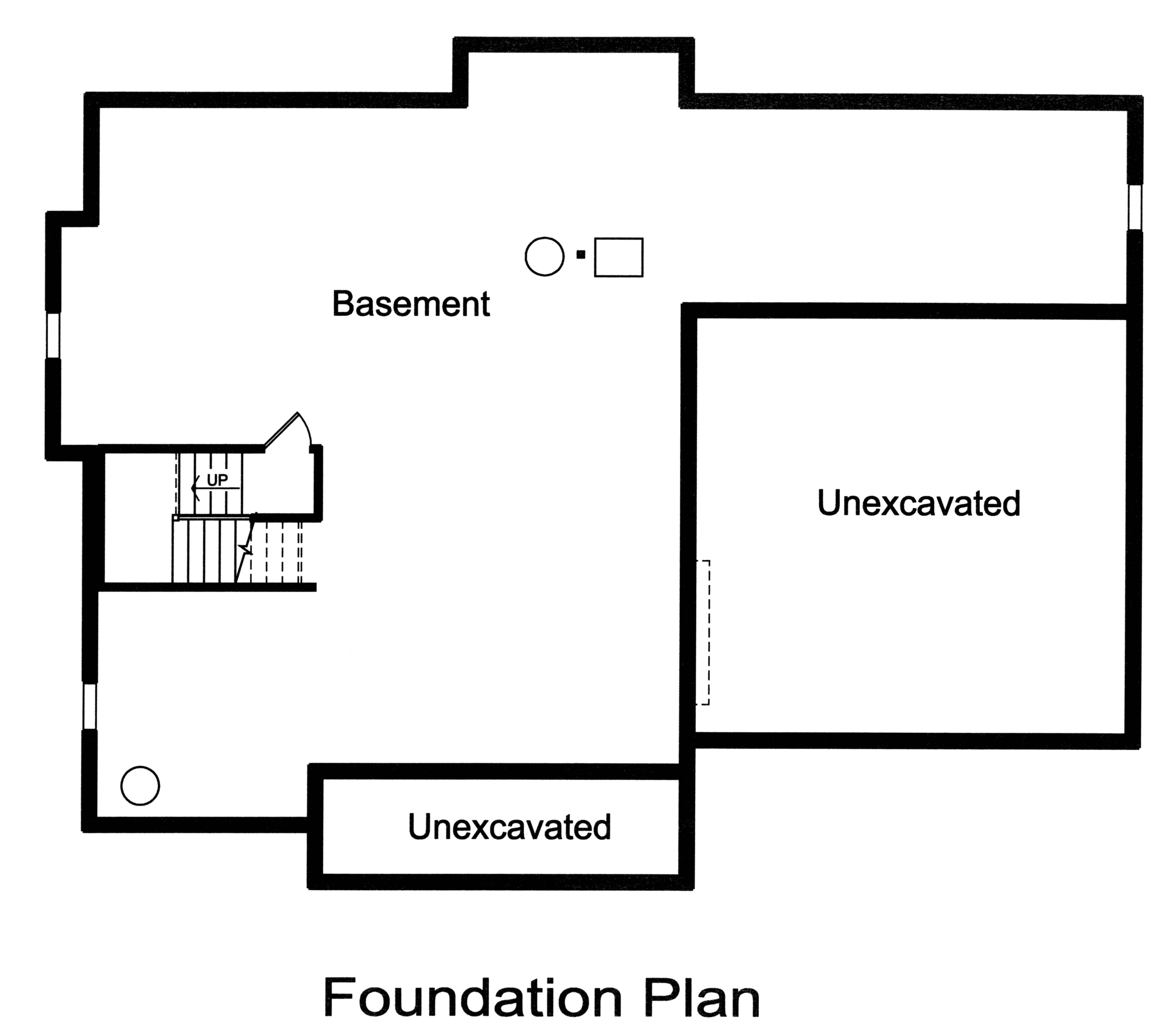 Floor Plan Basement of Luxury Plan #169-1113