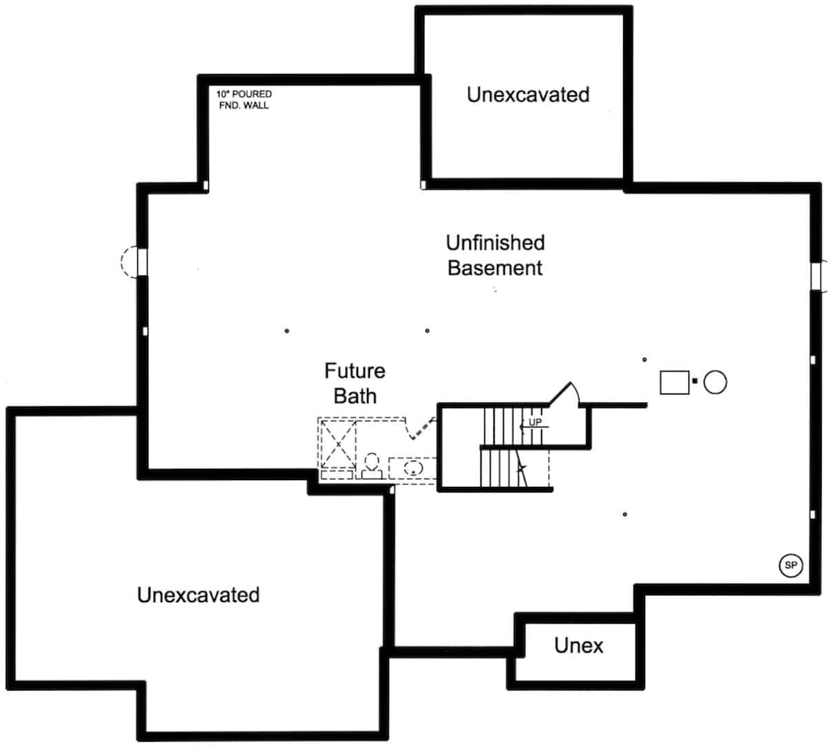 Basement of European Plan #169-1189