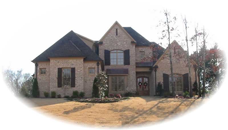 Front view of Southern home (ThePlanCollection: House Plan #170-1023)