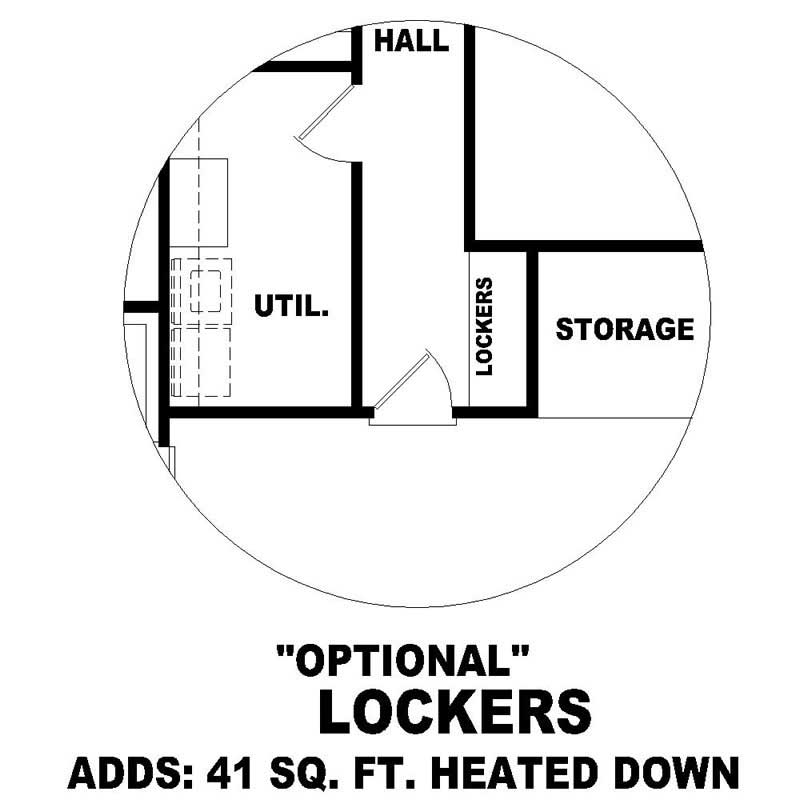 Storage and Closets of this 5-Bedroom, 3436 Sq Ft Plan - 170-1521
