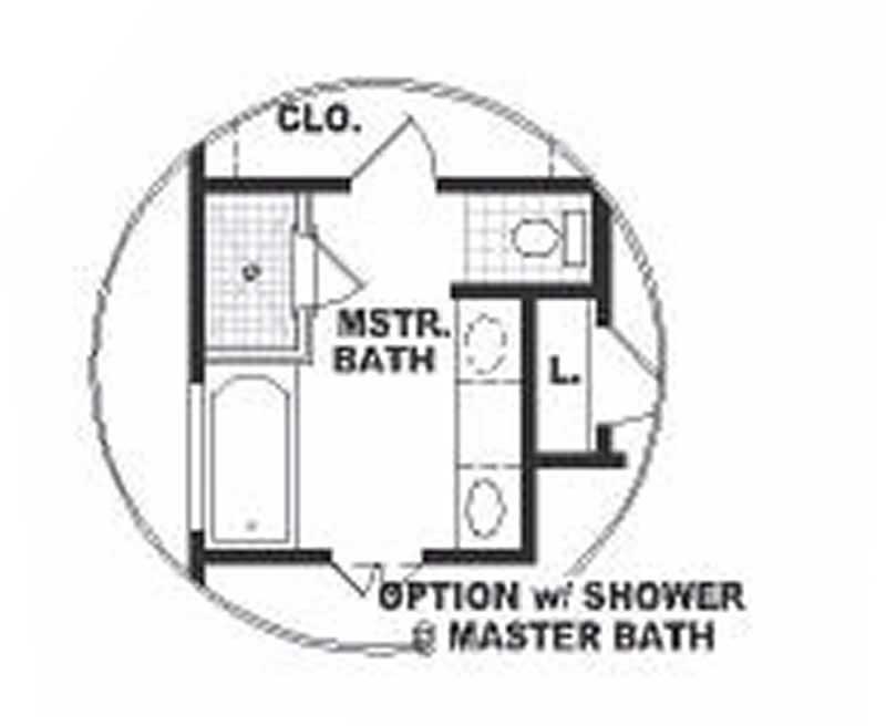Master Bathroom of this 3-Bedroom, 1605 Sq Ft Plan - 170-1666