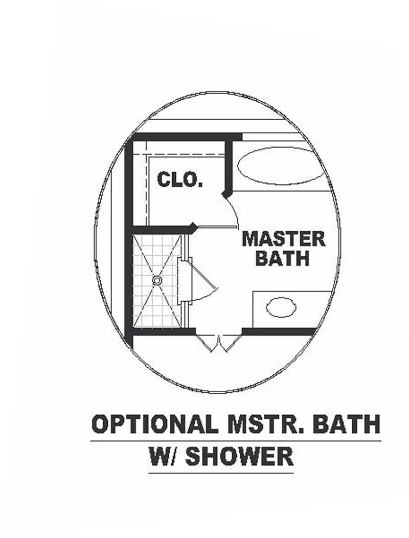 Master Bathroom of this 2-Bedroom, 1163 Sq Ft Plan - 170-1696