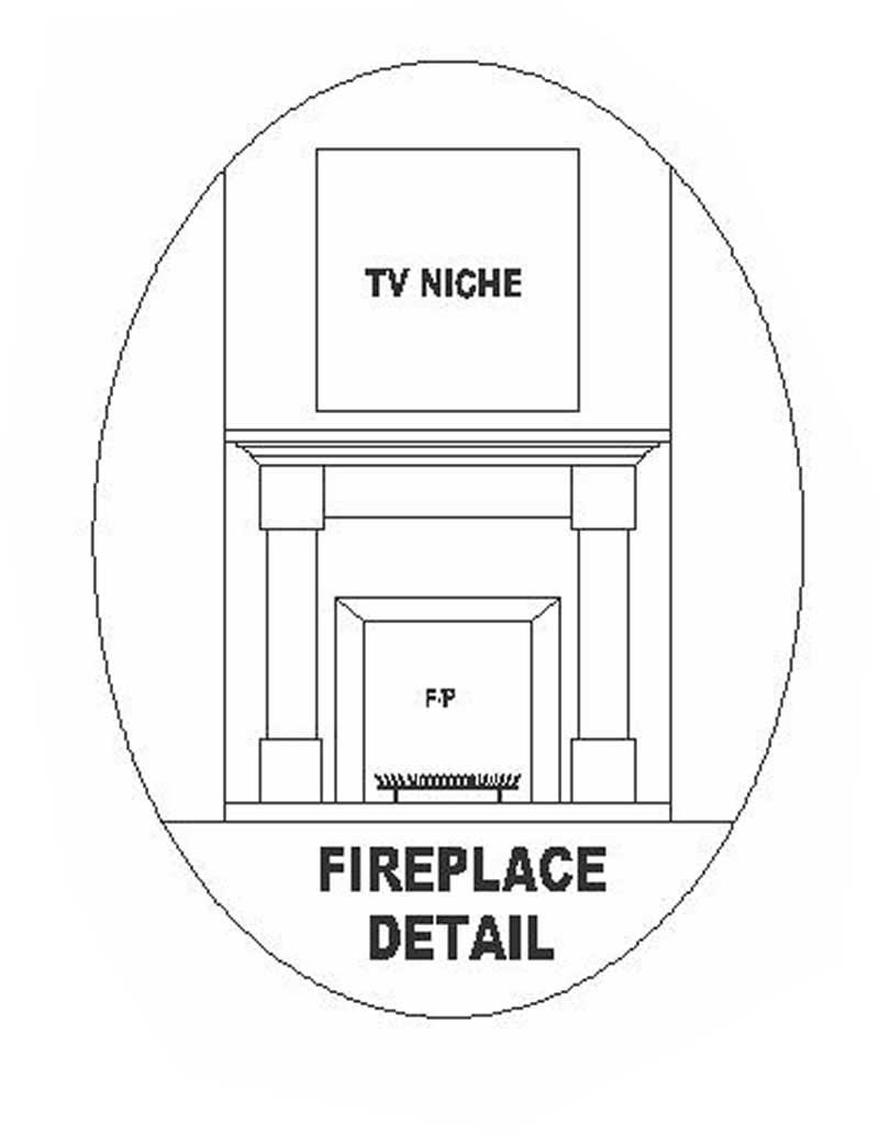 Great Room: Fireplace of this 2-Bedroom, 1437 Sq Ft Plan - 170-1710