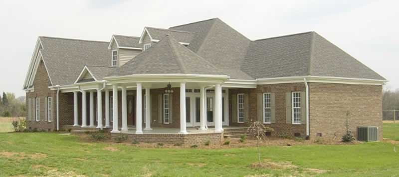 Home Plan Right Elevation of this 3-Bedroom,3618 Sq Ft Plan -170-1950