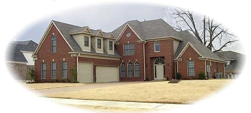 Front view of French home (ThePlanCollection: House Plan #170-2079)