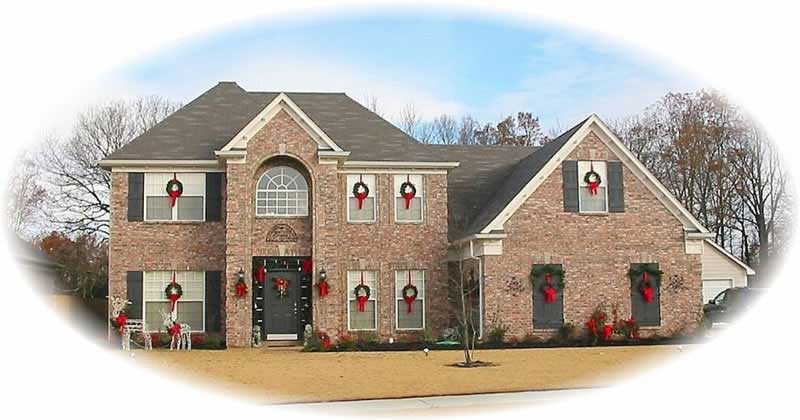 Front view of Traditional home (ThePlanCollection: House Plan #170-2148)