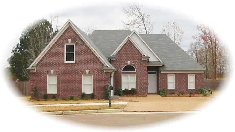 Front view of French home (ThePlanCollection: House Plan #170-2162)