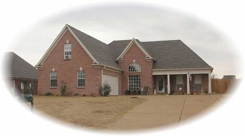 Front view of French home (ThePlanCollection: House Plan #170-2166)