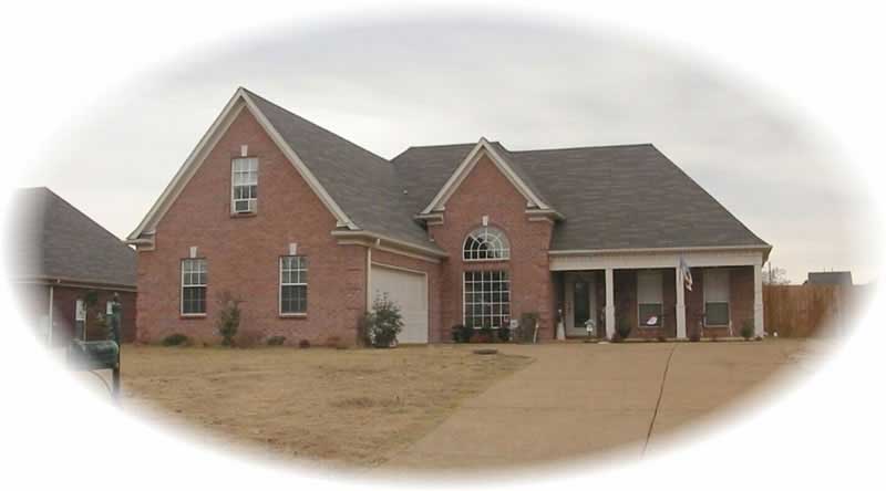 Front view of French home (ThePlanCollection: House Plan #170-2167)