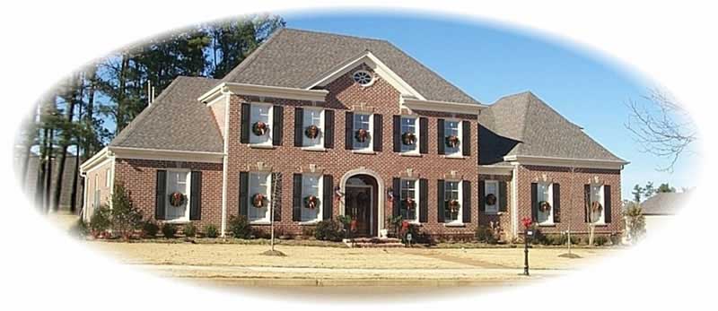 Front view of Luxury home (ThePlanCollection: House Plan #170-2236)
