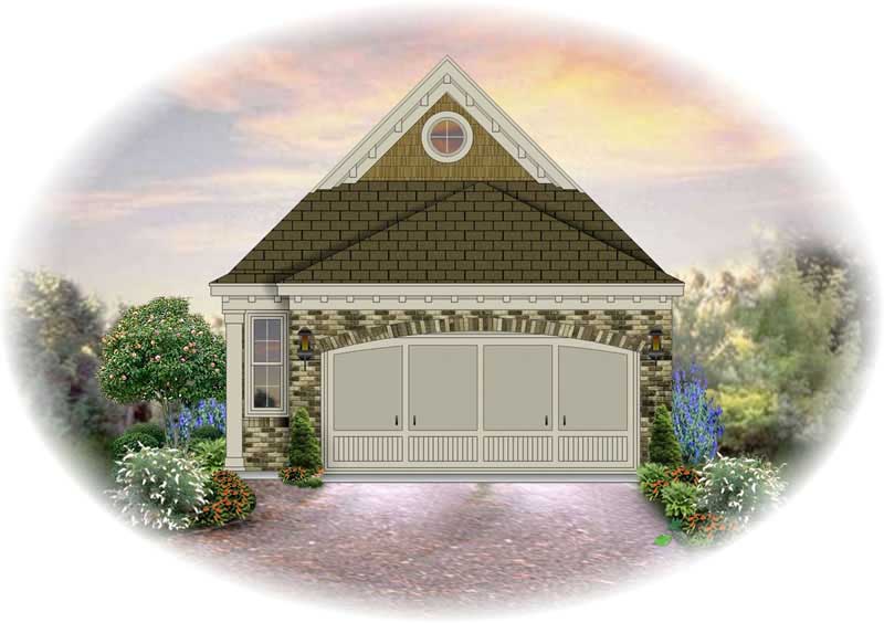 Front view of Small House Plans home (ThePlanCollection: House Plan #170-2276)