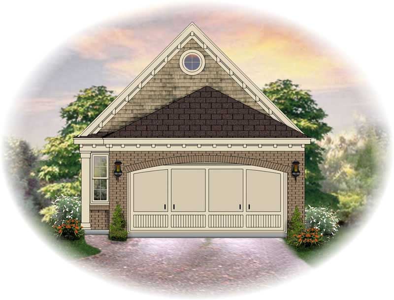 Front view of Small House Plans home (ThePlanCollection: House Plan #170-2280)