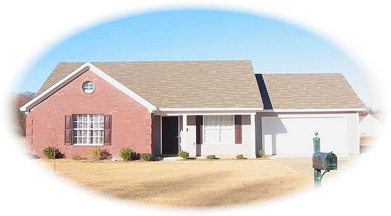 Front view of Small House Plans home (ThePlanCollection: House Plan #170-2285)