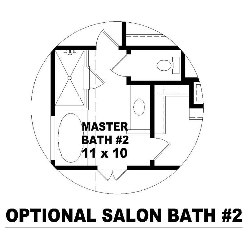 Master Bathroom of this 3-Bedroom, 1980 Sq Ft Plan - 170-2303