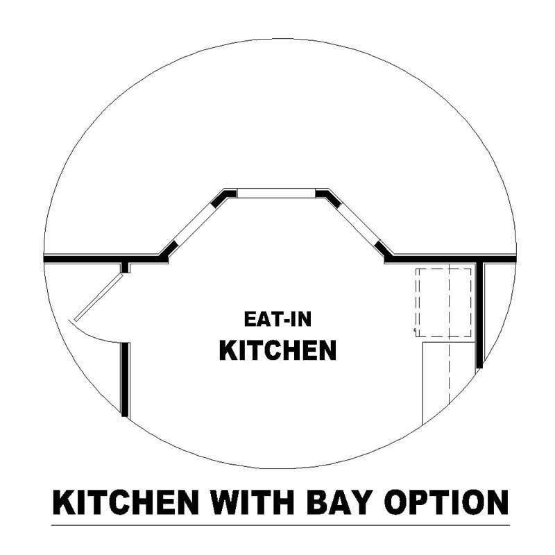 Kitchen of this 3-Bedroom, 1246 Sq Ft Plan - 170-2413