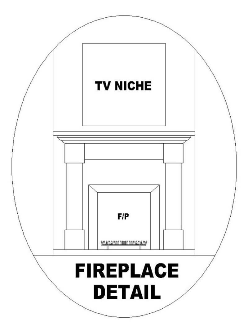 Great Room: Fireplace of this 2-Bedroom, 1209 Sq Ft Plan - 170-2644