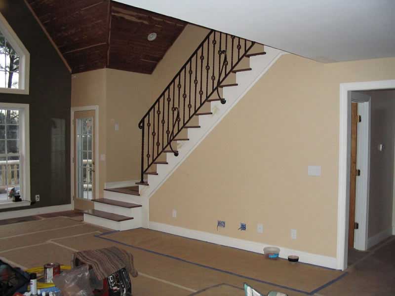UNFINISHED STAIRS AREA of this 2-Bedroom,1851 Sq Ft Plan -1851
