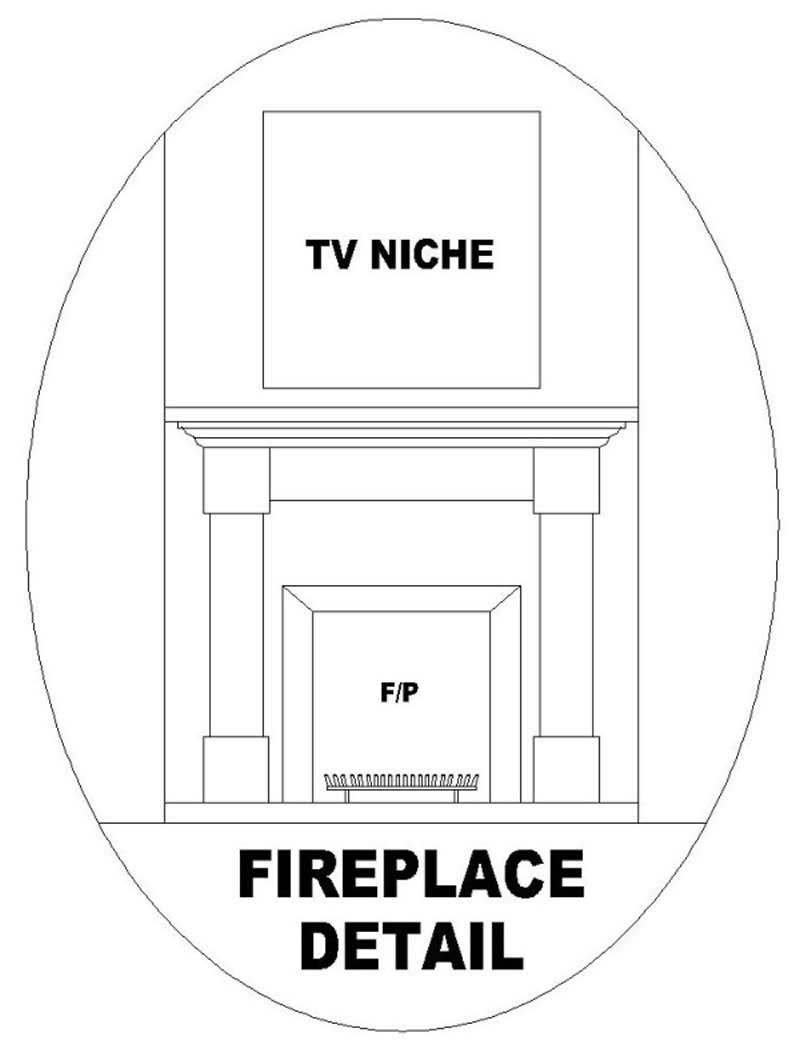 Great Room: Fireplace of this 2-Bedroom, 1358 Sq Ft Plan - 170-2889