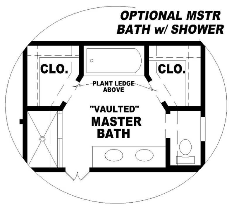 Master Bathroom of this 3-Bedroom, 1826 Sq Ft Plan - 170-2914