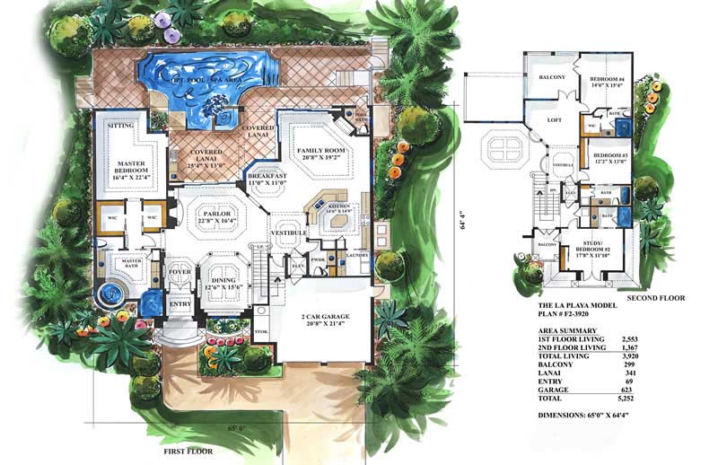  of this 4-Bedroom, 3920 Sq Ft Plan - 175-1043