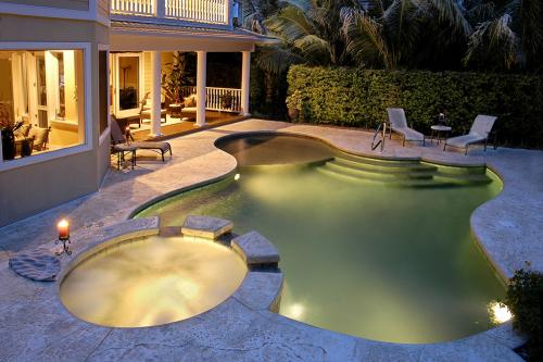 Pool of this 4-Bedroom,4696 Sq Ft Plan -175-1050