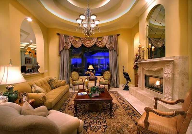 Living Room of this 4-Bedroom,5841 Sq Ft Plan -175-1064