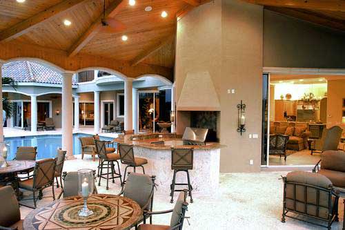 Pool House of this 5-Bedroom, 6780 Sq Ft Plan - 175-1073