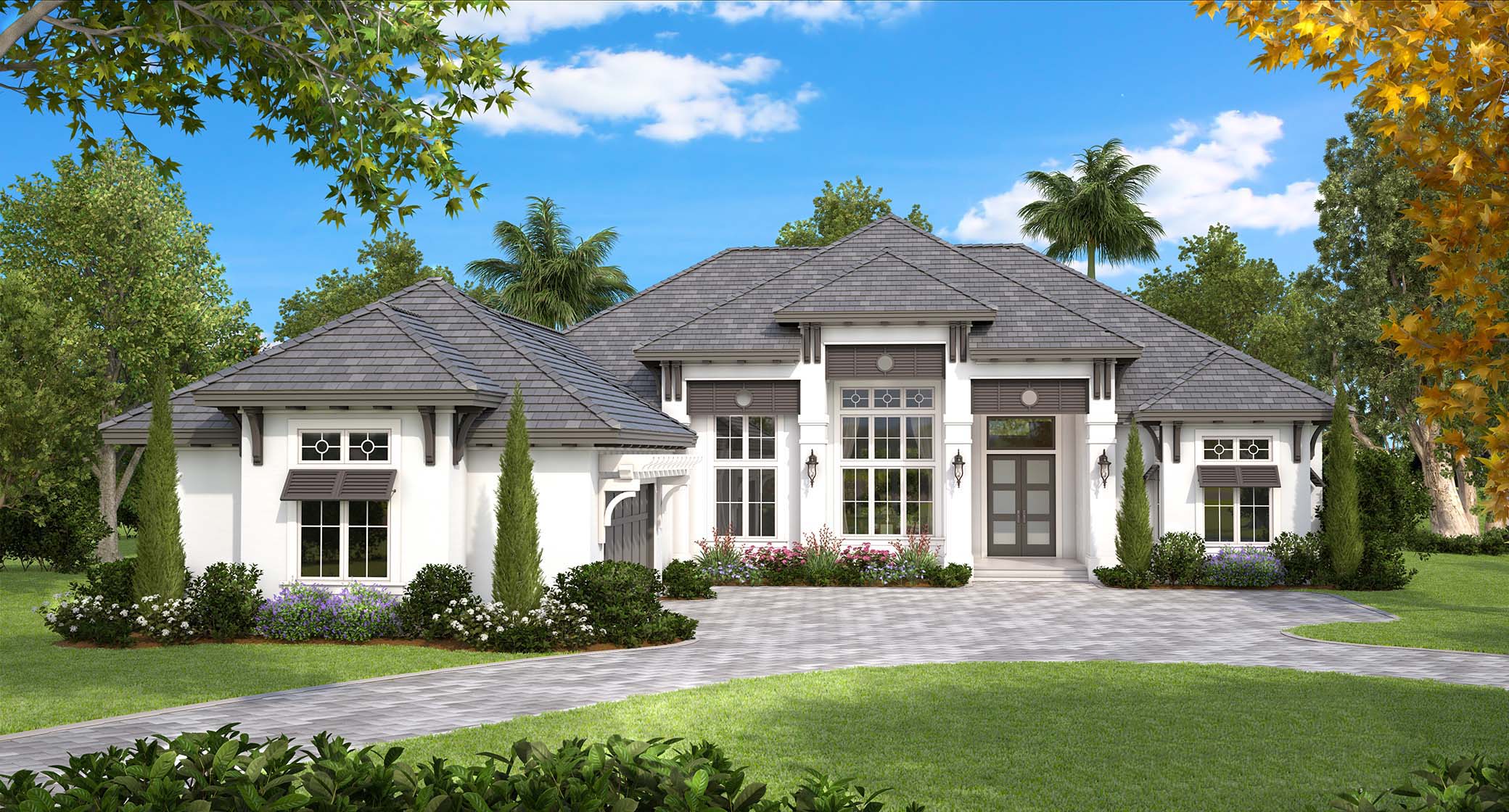 Coastal home (ThePlanCollection: Plan #175-1130)