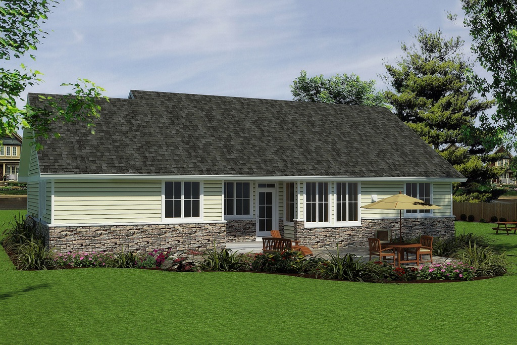 Home Exterior Photograph of this 4-Bedroom,1863 Sq Ft Plan -1863