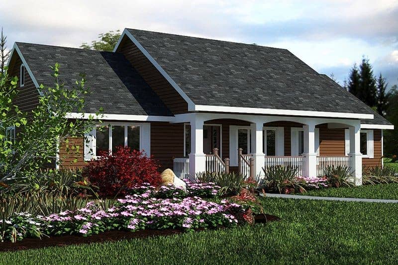 Ranch style plan #176-1012
