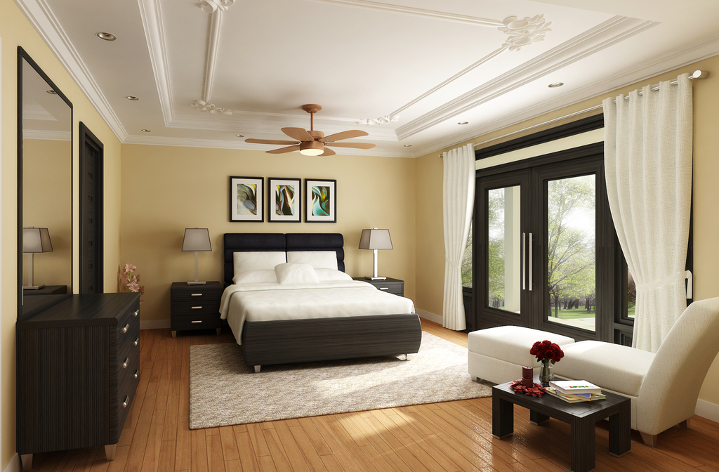 Master Bedroom of this 3-Bedroom,1820 Sq Ft Plan -1820