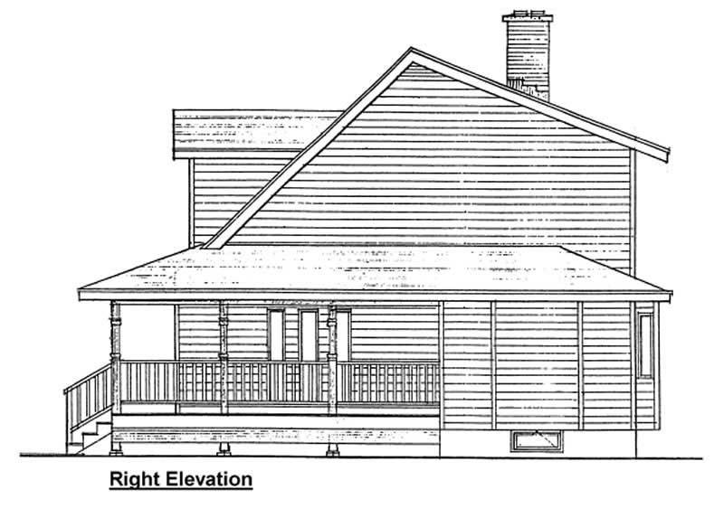 Home Plan Right Elevation of this 4-Bedroom,2370 Sq Ft Plan -177-1011