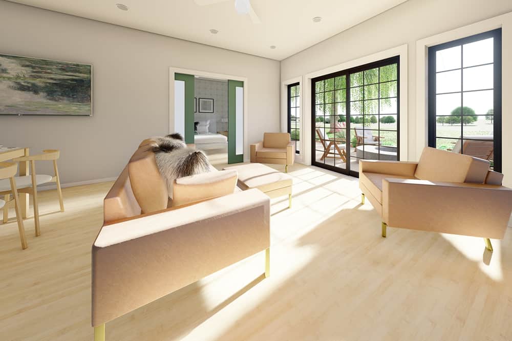 Home Interior Photograph of this 1-Bedroom,1024 Sq Ft Plan -177-1056