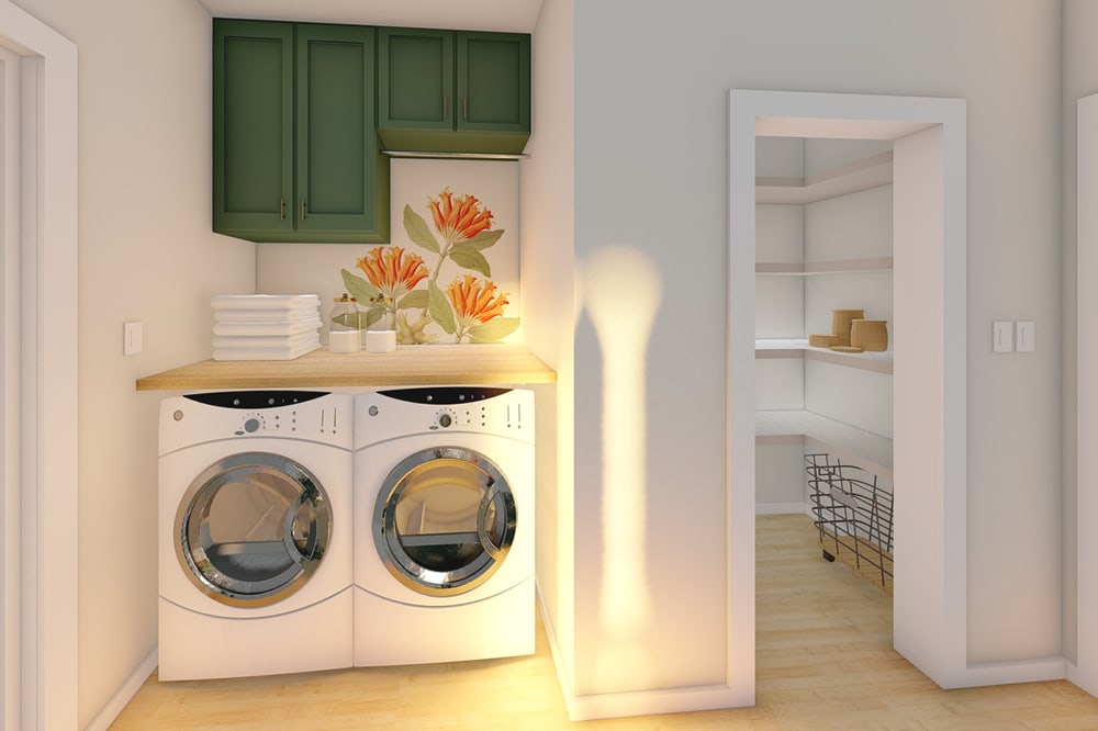 Mudroom of this 2-Bedroom,928 Sq Ft Plan -177-1057