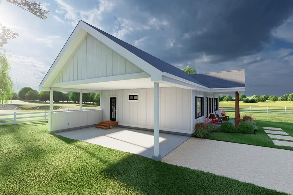 Carport of this 2-Bedroom,1064 Sq Ft Plan -177-1059