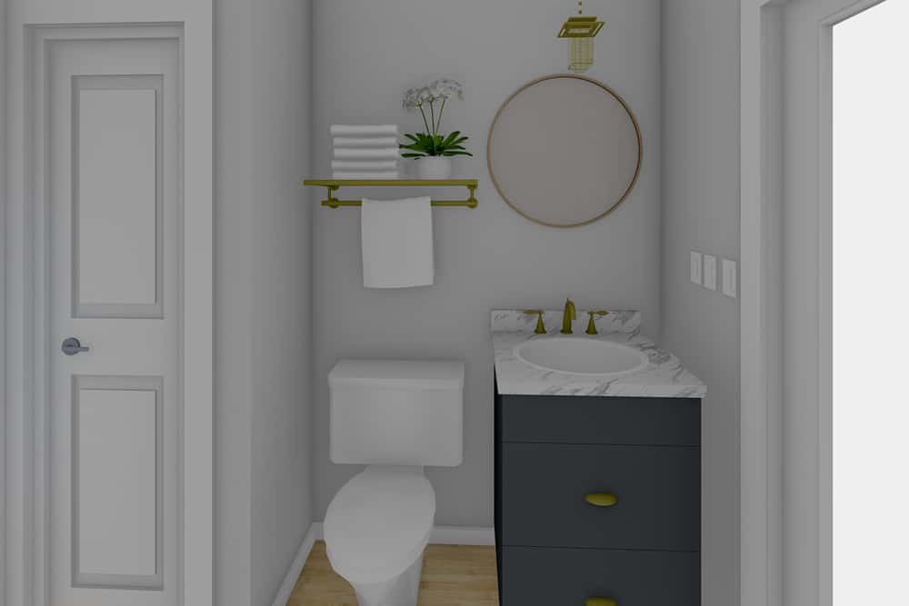 Bathroom of this 2-Bedroom,1064 Sq Ft Plan -177-1059