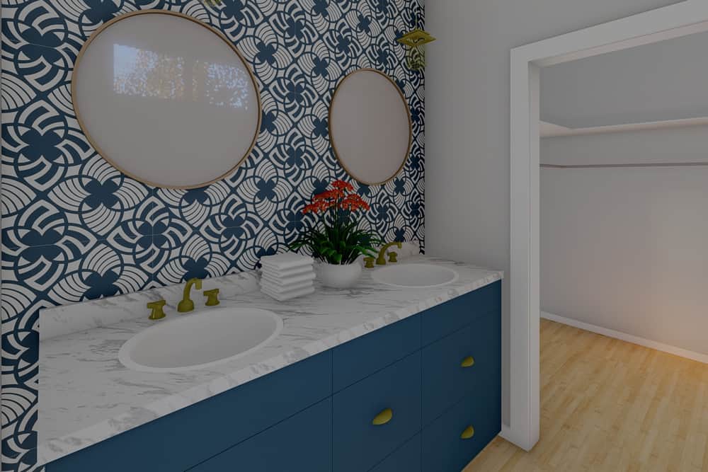 Bathroom of this 2-Bedroom,1064 Sq Ft Plan -177-1059
