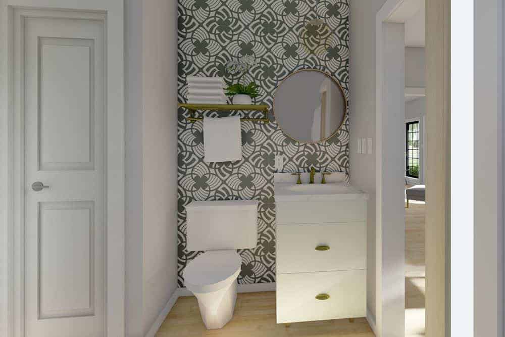Bathroom of this 2-Bedroom,1232 Sq Ft Plan -177-1060
