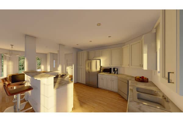 Kitchen of this 3-Bedroom,1597 Sq Ft Plan -177-1061