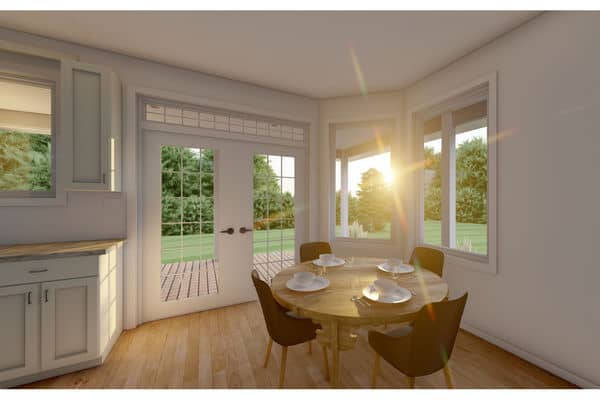 Dining Room of this 3-Bedroom,1597 Sq Ft Plan -177-1061