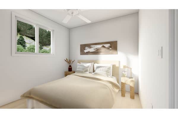 Bedroom of this 3-Bedroom,1597 Sq Ft Plan -177-1061