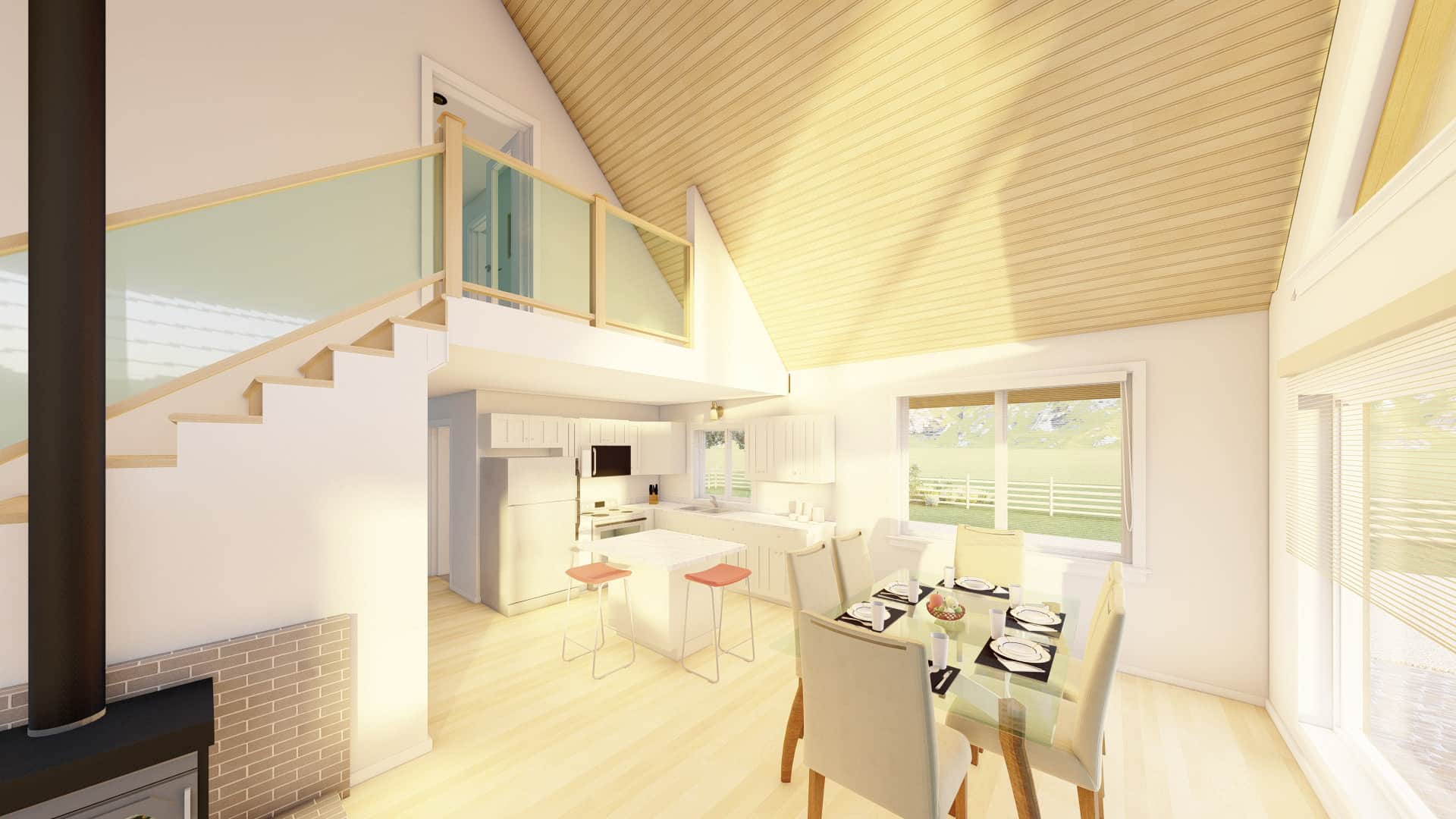 Kitchen of this 2-Bedroom,1252 Sq Ft Plan -177-1067