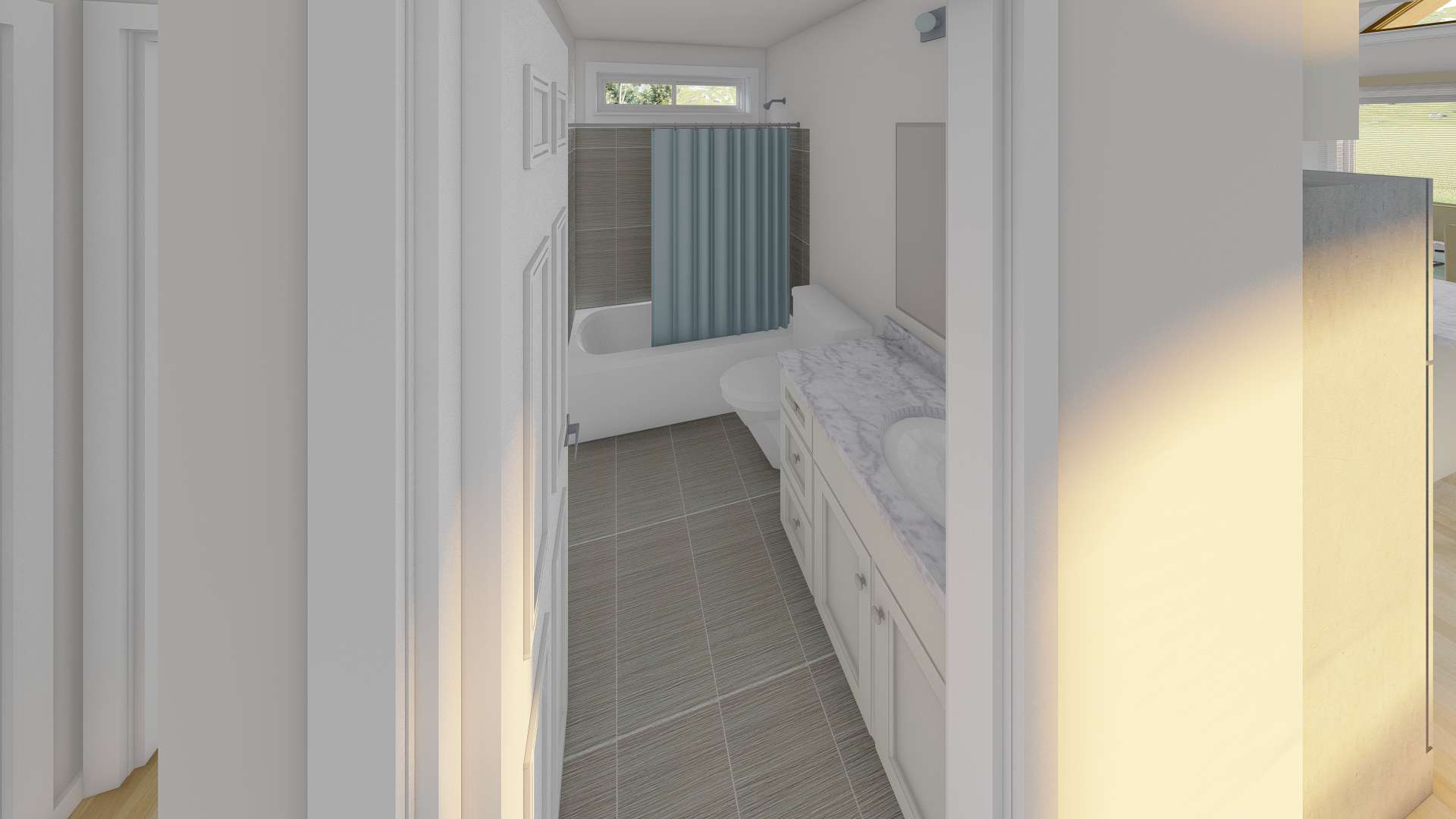 Bathroom of this 2-Bedroom,1252 Sq Ft Plan -177-1067