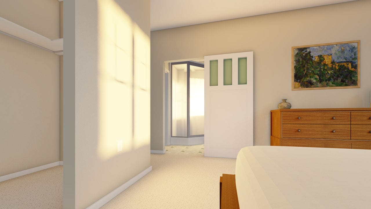 Master Bedroom of this 4-Bedroom,2494 Sq Ft Plan -177-1068