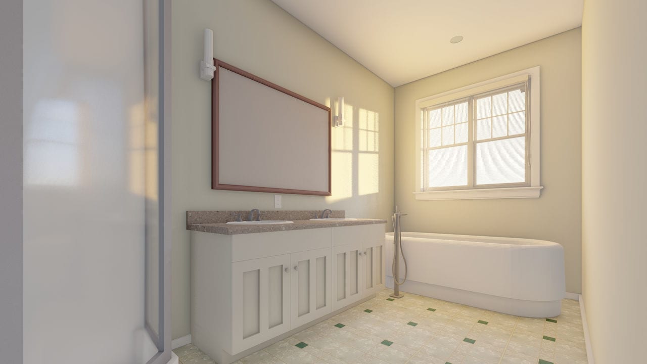 Master Bathroom of this 4-Bedroom,2494 Sq Ft Plan -177-1068