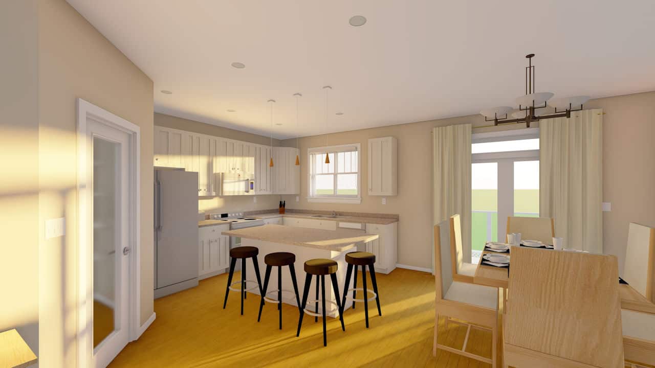 Dining Room of this 4-Bedroom,2494 Sq Ft Plan -177-1068