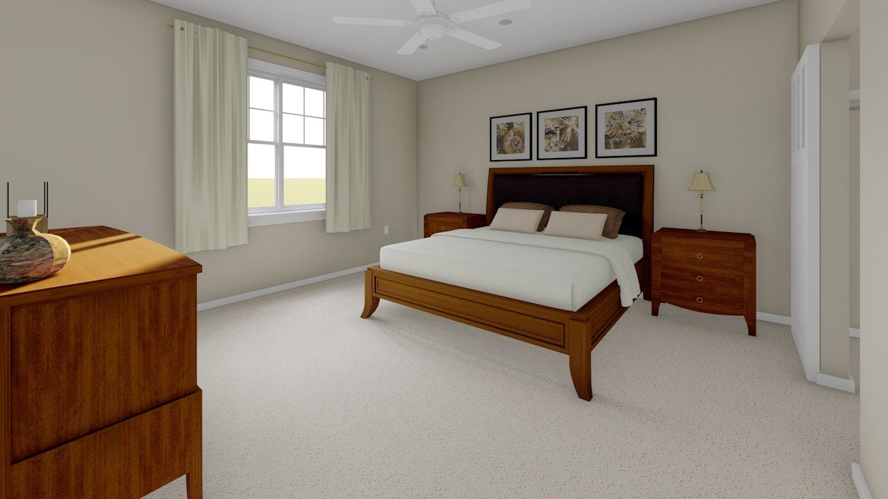 Master Bedroom of this 4-Bedroom,2494 Sq Ft Plan -177-1068